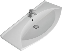 Misty Тумба с раковиной Чегет 105 белая – фотография-2